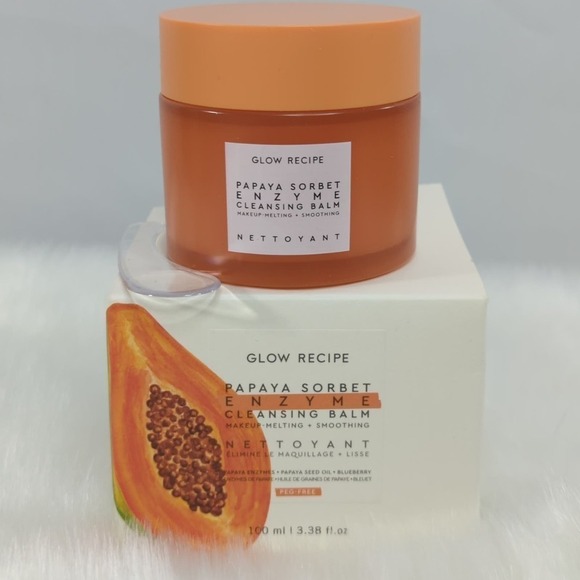 Glow‎ Recipe Papaya ENZYME Cleansing Balm BNIB - Picture 2 of 7